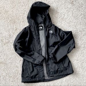 North Face Medium Black Rain Jacket